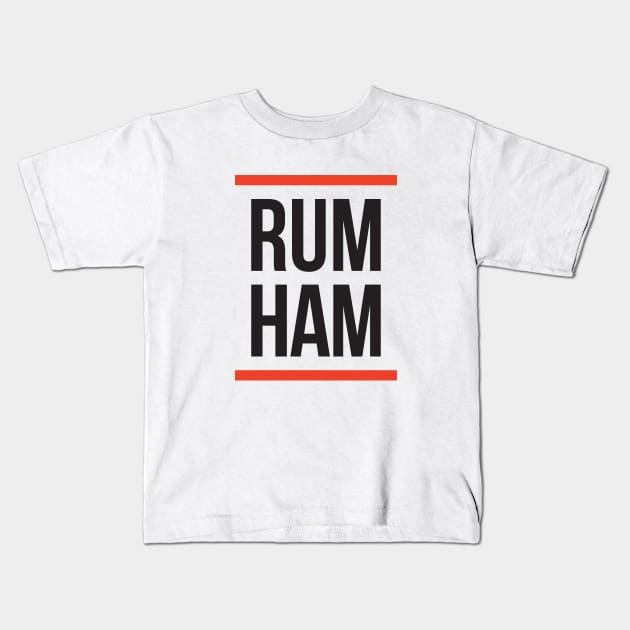 Rum Ham Kids T-Shirt by RedYolk